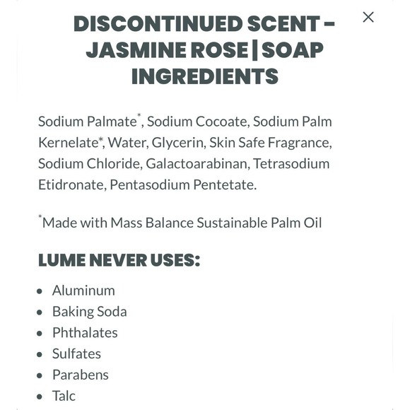 All Natural Jasmine Rose Bar Soap 5oz Full Size All Natural Factory Sealed Disc… - Picture 7 of 8